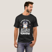 おもしろい&かわいいペンギンのグラフィック&ペンギン愛好家 Tシャツ (正面フル)