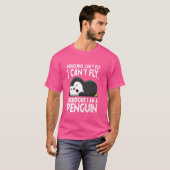 おもしろい&かわいいペンギンのグラフィック&ペンギン愛好家 Tシャツ (正面フル)