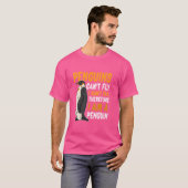 おもしろい&かわいいペンギンのグラフィック&ペンギン愛好家 Tシャツ (正面フル)