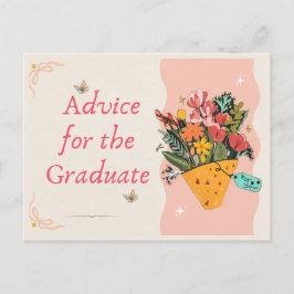 おもしろい&かわいい卒業アドバイスカード シーズンポストカード