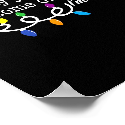 おもしろい きっと一部はベルを鳴らしながら行く ポスター (角)