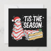 おもしろい!この季節にぴったりなクリスマスツリーケーキ、デビー シーズンカード (正面)