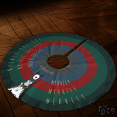 おもしろい「この季節+陽気に楽しく」 ブラッシュドポリエステルツリースカート