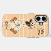 おもしろい だまされやすいガチョウのカスタムデザイン Case-Mate iPhoneケース (裏面 (横))