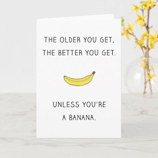 (おもしろい)よりよくなるより古くによってなる カード (黄色い花)