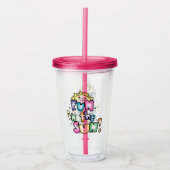 おもしろい アクリルタンブラー (正面)