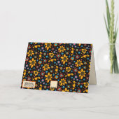 おもしろい、イエローデイジーカスタムインスピリシティノーテカード カード (裏面)