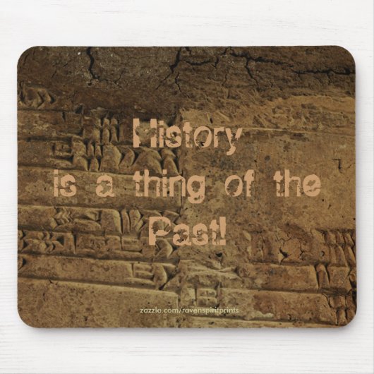 おもしろい、ウィッティ「シュメール書カネイ型」マウスパッド マウスパッド (正面)