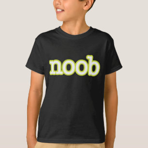 おもしろい、オタクのnoob tシャツ