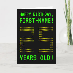 おもしろい、オタク系のネルディ「25歳！」 誕生日カード カード