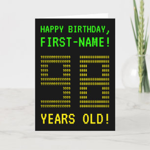 おもしろい、オタク系のネルディ「98歳！」 誕生日カード カード
