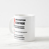おもしろい☕ オーダーメイドジョーク処方コーヒーマグ コーヒーマグカップ (正面左)