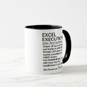 おもしろい オーダーメイド Excel死刑執行人 マグカップ (正面右)