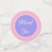 おもしろい!カスタムバルミツワー紙吹雪 コンフェッティ (スモール正面)