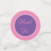 おもしろい!カスタムバルミツワー コンフェッティ (スモール正面)