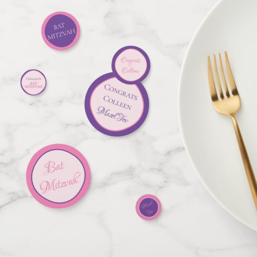 おもしろい!カスタムバルミツワー コンフェッティ (グループ)