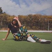 おもしろい カプリレギンス