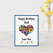 おもしろい、カラフルカスタマイズ可能なLicorice Allsortsカード カード (黄色い花)