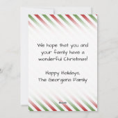 おもしろい、カラフルレインボースペクトル「メリークリスマス!」 シーズンカード (裏面)