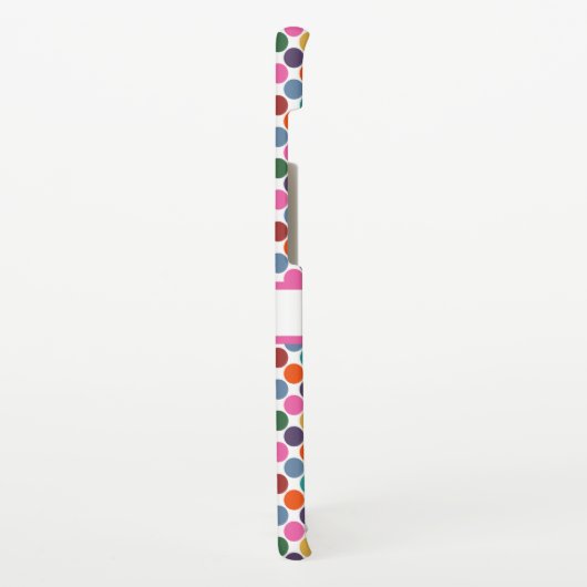 おもしろい、カラフル水玉模様 SAMSUNG GALAXYケース (左側)