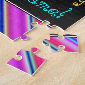 おもしろい, カラフル お洒落 40歳の誕生日パズル ジグソーパズル (側面)