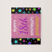 おもしろい、カラフル、第18誕生日のパズル ジグソーパズル (縦)