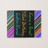 おもしろい, カラフル, 42お洒落番目の誕生日パズル ジグソーパズル (横)