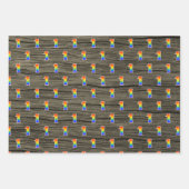 おもしろい, カラフル, Rainbow Spectrum Pattern 1イベント番号 ラッピングペーパーシート (正面2)