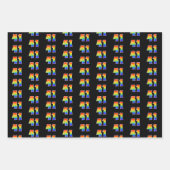 おもしろい, カラフル, Rainbow Spectrum Pattern 41イベント番号 ラッピングペーパーシート (正面)