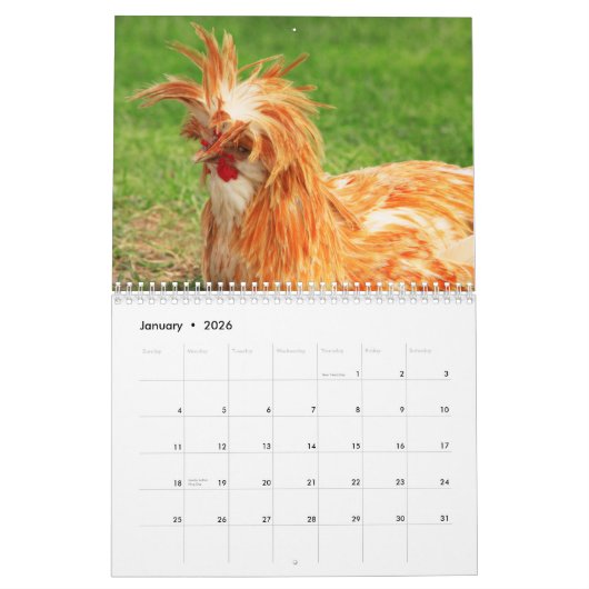 おもしろい カレンダー (1月 2026)