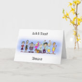 おもしろい カード (黄色い花)