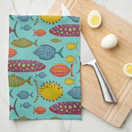 おもしろい キッチンタオル (四つ折り)