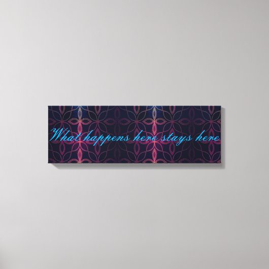 おもしろい キャンバスプリント (正面)