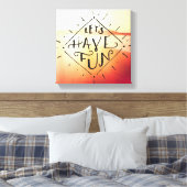 おもしろい キャンバスプリント (インサイチュ (寝室))
