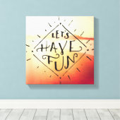 おもしろい キャンバスプリント (インサイチュ (ウッドフロア))