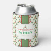 おもしろい!クリスマスクーラーボックスパーソナライズされた- – 名前の追加 缶クーラー (缶正面)