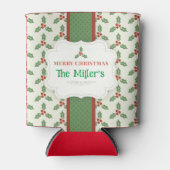 おもしろい!クリスマスクーラーボックスパーソナライズされた- – 名前の追加 缶クーラー (正面)