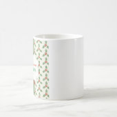 おもしろい!クリスマスマパーソナライズされたグ – 名前の追加 コーヒーマグカップ (中央)