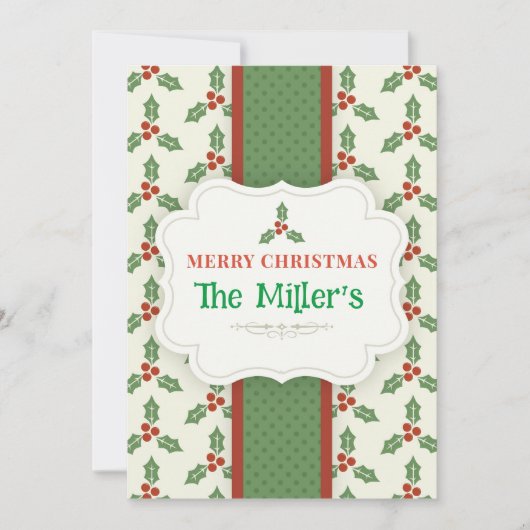 おもしろい!クリスマス招待状パーソナライズされた- – 名前の追加 招待状 (正面)