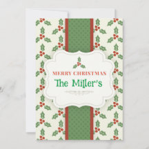 おもしろい!クリスマス招待状パーソナライズされた- – 名前の追加