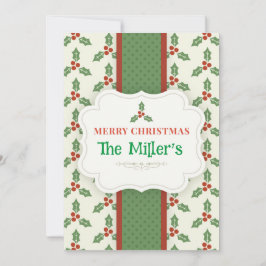 おもしろい!クリスマス招待状パーソナライズされた- – 名前の追加 招待状