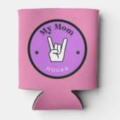 おもしろい!クーラーボックス – 私の母の岩！ 缶クーラー (正面)