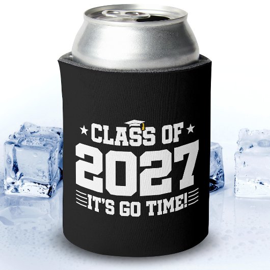 おもしろい クールな卒業おめでとう 2027年度卒業生 缶クーラー