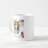おもしろい グヌ 年齢 ヒップスター コーヒーマグカップ (正面左)