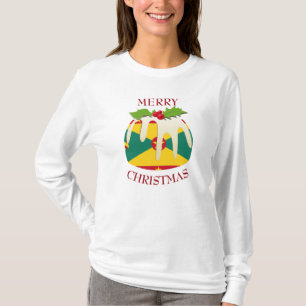 おもしろい グレナダ クリスマスプリンTシャツ Tシャツ