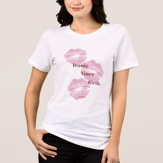 おもしろい サーカスティック Tシャツ - キスは多いが話は少ない (正面)
