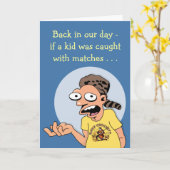 おもしろい「シニアモーメント」誕生日カード カード (黄色い花)