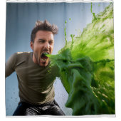 おもしろい シャワーカーテン (正面)