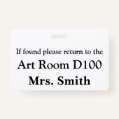 おもしろい·スカラフルクール·パス バッジ (裏面)