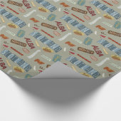 おもしろい、スコットランドの包装紙 ラッピングペーパー (角)